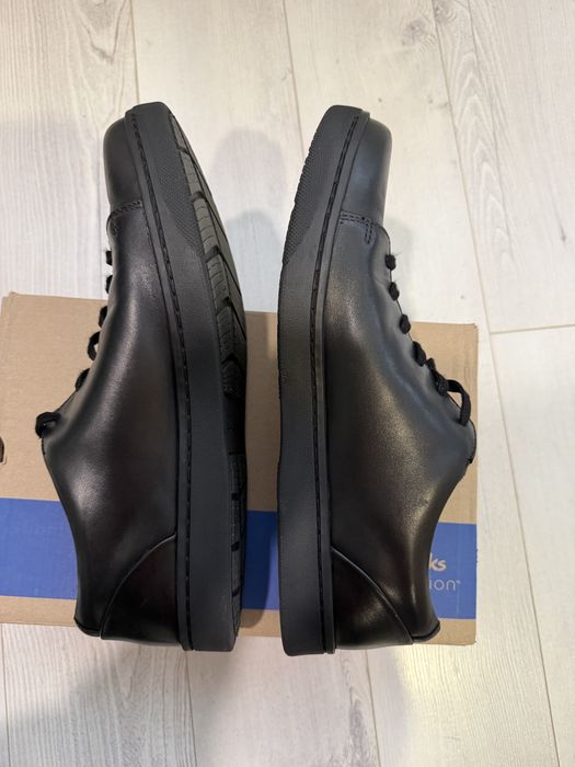 Оригинални кожени кецове/сникърси Clarks Lockyon Tie номер 47