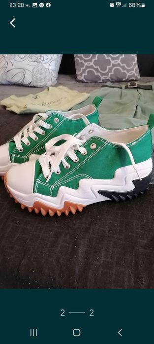 Нови маратонки в зелено 40лв