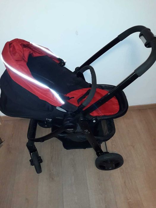 Carucior Graco Evo 3 in 1 Rosu