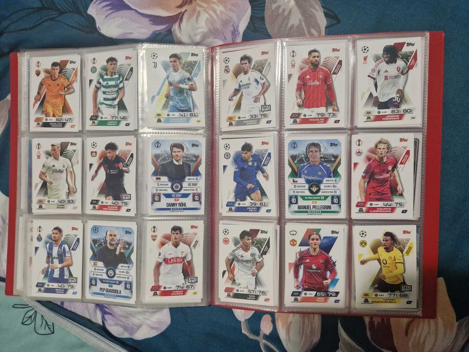Vand 396 de cartonase match attax si topps