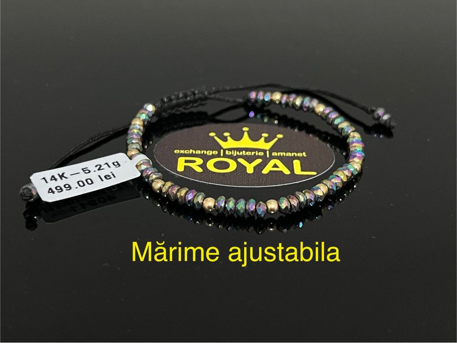 Bijuteria Royal CB : Bratara snur bile aur 14k 5,21 grame