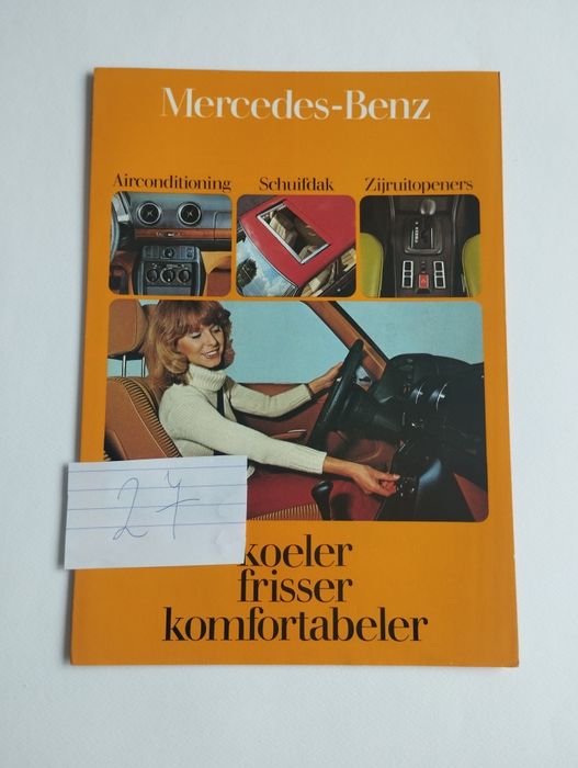Оригинални ретро каталози и брошури за Мерцедес