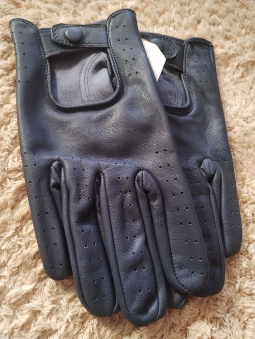 Кожени шофьорски ръкавици