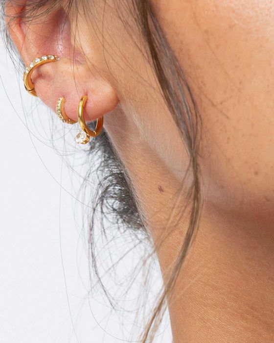 Обеци и колие комплект от хипоалергенна стомана