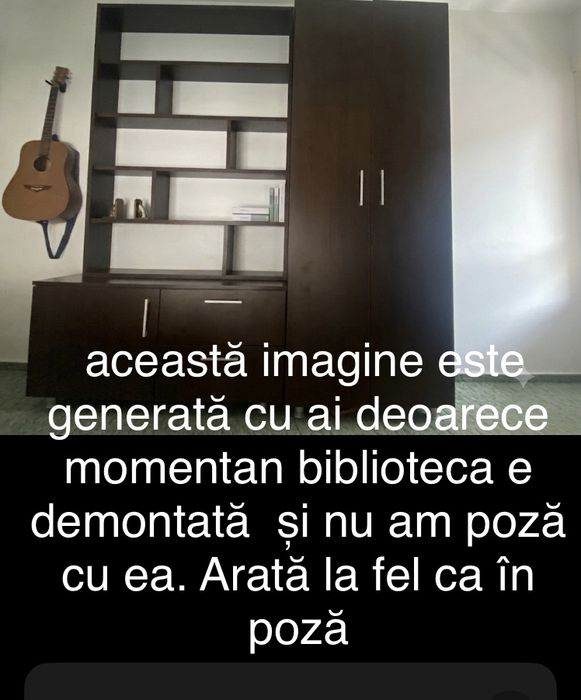 Mobilier pentru dormitor cu biblioteca