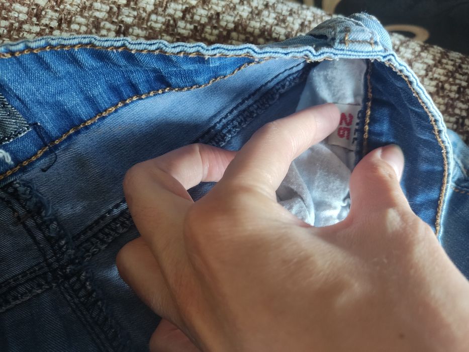 Джинсовые шорты на лето размер 25