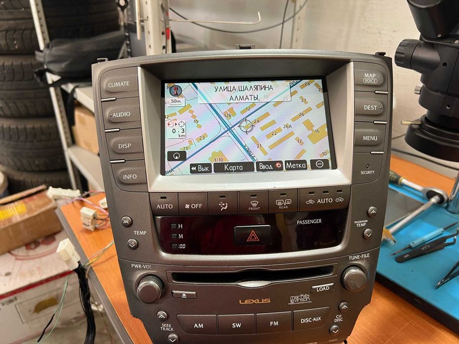 Ремонт сенсора дисплея LEXUS