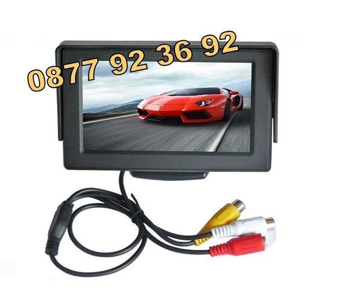 ПРОМОЦИЯ! 4.3" ДИСПЛЕЙ МОНИТОР за кола камион, дисплеи за задна камера
