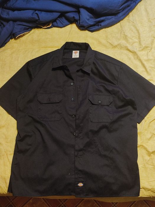 черная рубашка dickies
