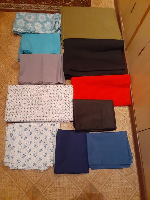 Ткани, отрезы (ситец) советские