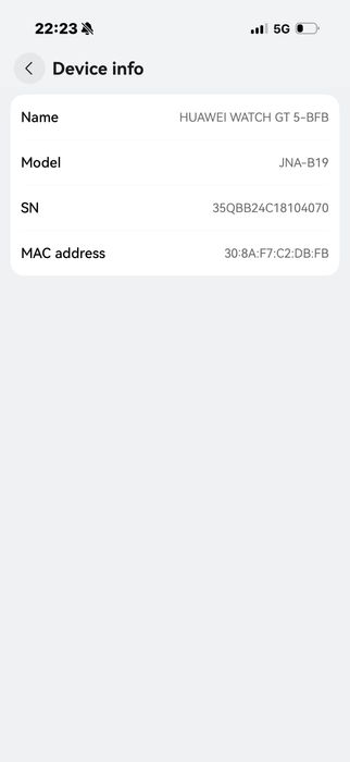 Huawei Watch GT 5 – 41 мм, Перфектно състояние, в гаранция