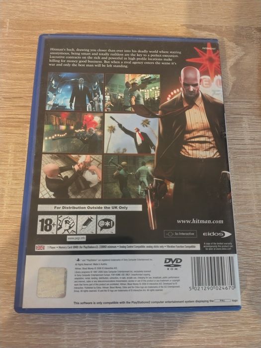 Hitman: Blood Money – PS2 | Оригинален диск + книжка