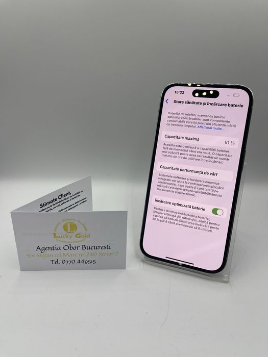Iphone 14 Pro 256GB/81% Baterie FACTURA/GARANTIE #52302