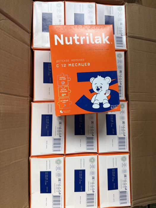 Смесь молочко,молоко детское Nutrilak 3 нутрилак с 12 мес,прикорм 600г