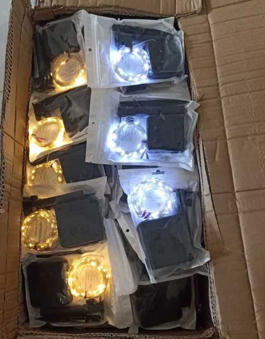 Соларно осветление, LED лампички тел, градинска и коледна декорация