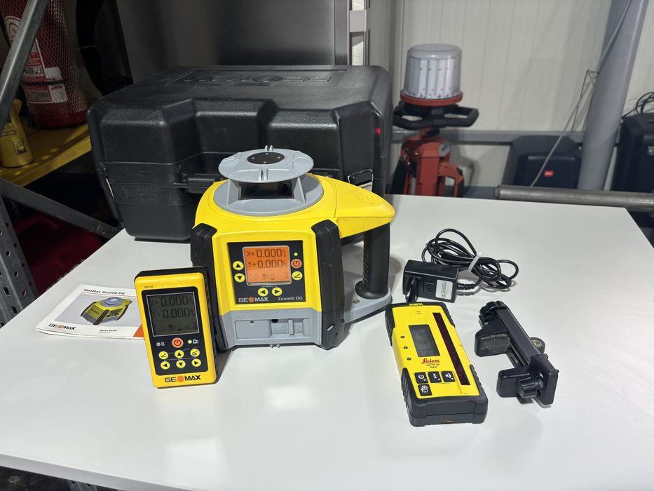 Geomax zone 60 h nivela laser cu pante canalizare etc topcon leica hilti