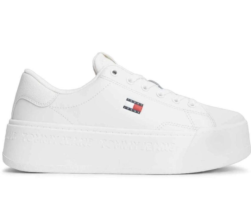 Бели маратонки Tommy Hilfiger