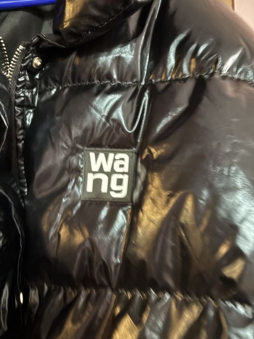 Зимно яке , лак черен цвят с коланче