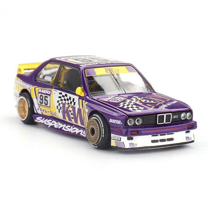 Macheta auto BMW M3 (E30) Kaido KW V1 1989 1:64 MIniGT/Kaido House
