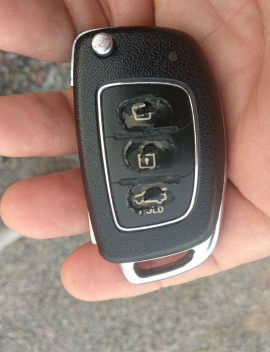 Зериновые кнопки для ключа Хёндай