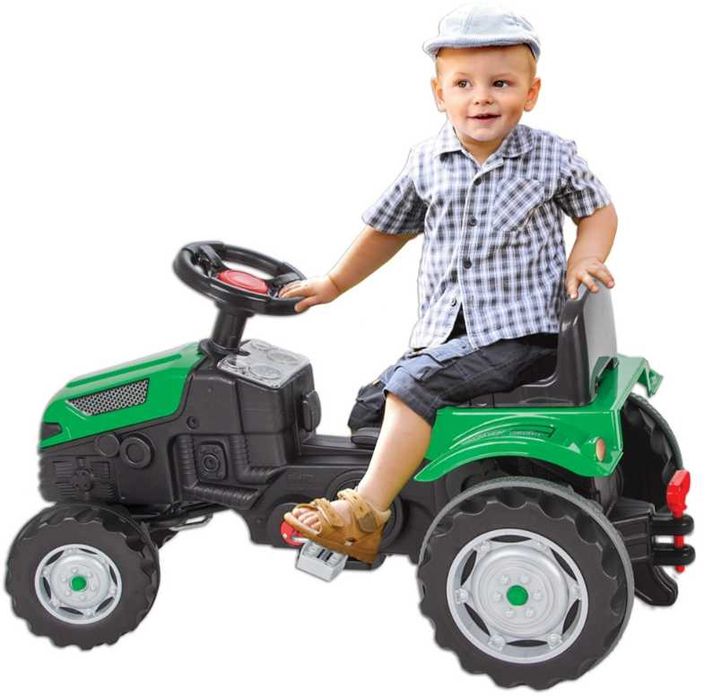 Tractor Copii Baiat Baieti cu Pedale Verde + LIVRARE GRATUITA
