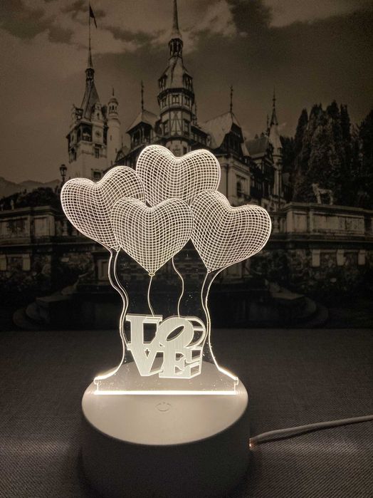 Lampa decorativa 3D LED