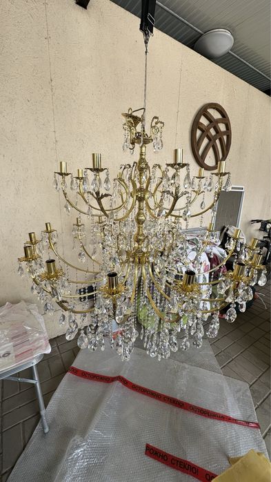 Люстра для зала, диаметр 120 высота 160