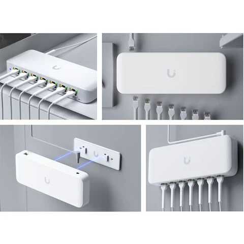 Switch PoE Ubiquiti cu 8 porturi Gigabit, UniFi Ultra - USW-Ultra