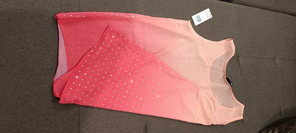 Дамски потник с камъчета и жилетка