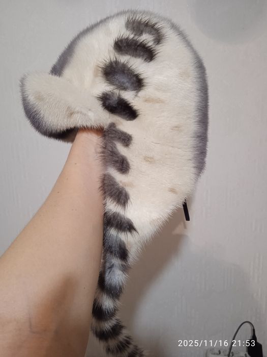 Шапка норковая бу