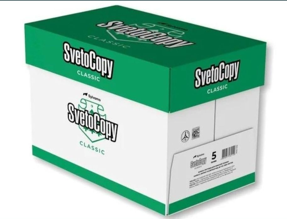 Бумага А4 svetocopy. 1 шт 1900