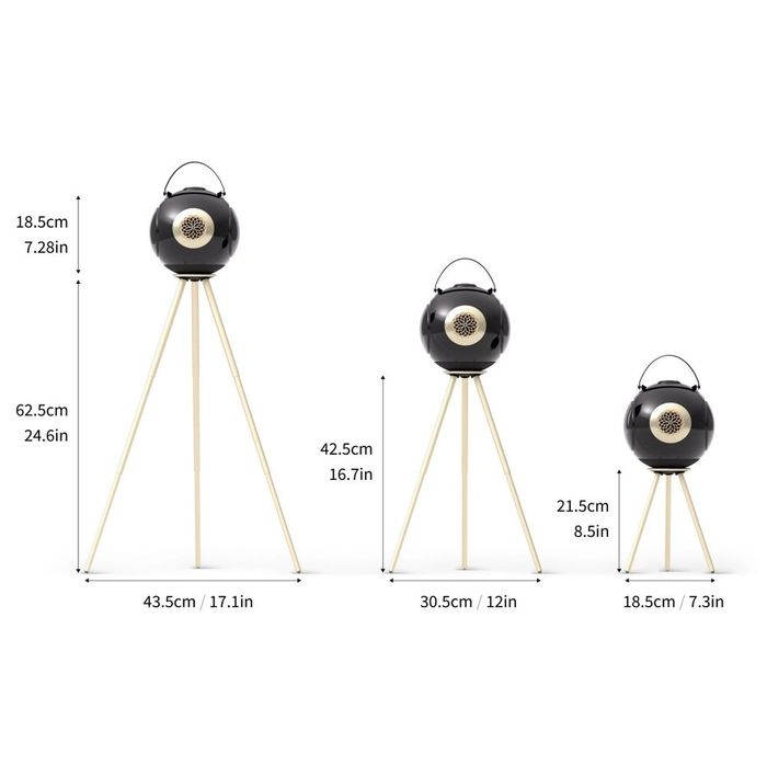 UB+ DB1 Doublebass – Дизайнерска Hi-Fi тонколона със стойка (White)