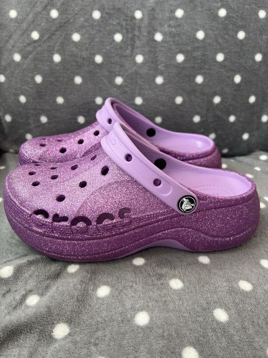 Crocs mov gliter 37