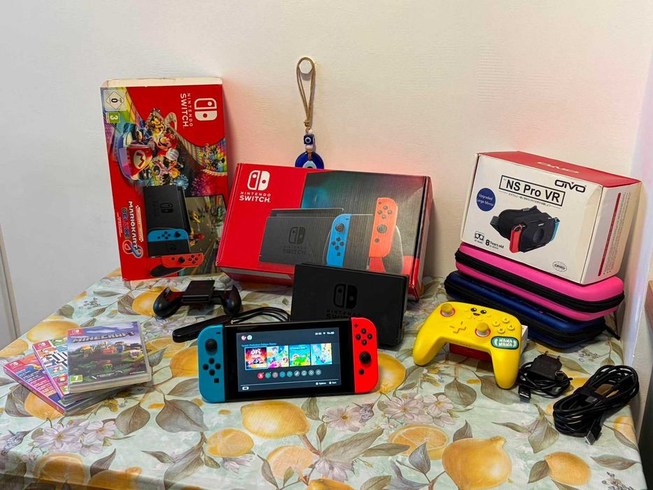 Nintendo Switch V2 Fullbox + Minecraft Just Dance