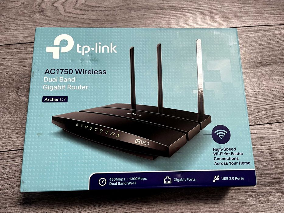 Router Wireless Dual Band Gigabit TP-LINK Archer C7 AC1750
