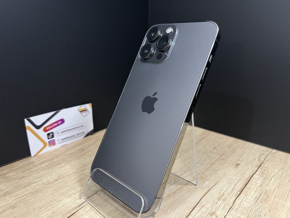 iPhone 13 Pro Max 256Gb Graphite Second-Hand 3 ani garanție, Telefoane