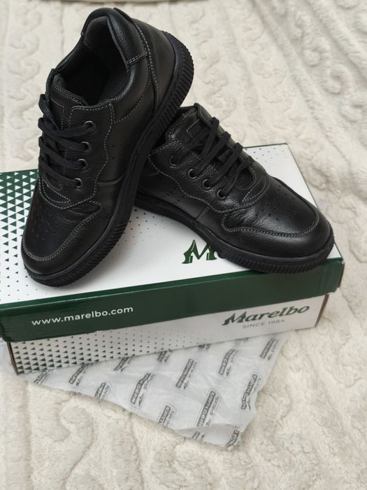 Pantofi piele naturala, copii, mărimea 31, Marelbo