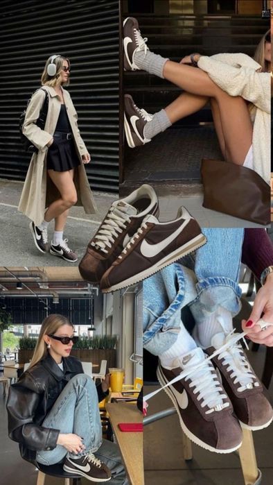 Продам новые Nike Cortez Brown