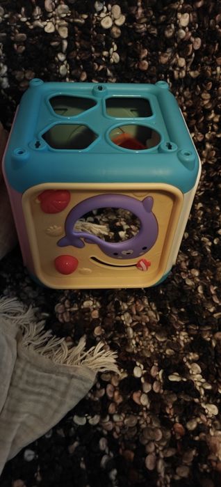 Jucărie pentru copii 7 în 1  - Cub interactiv educațional - Cub activități - 12/18 luni