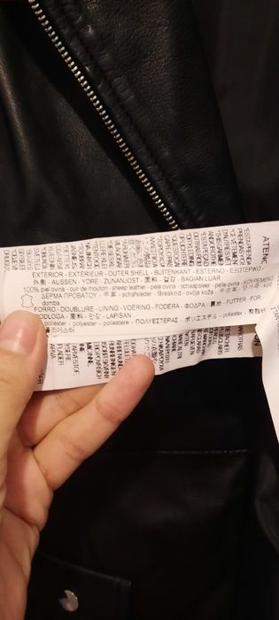 Geaca piele 100% Zara