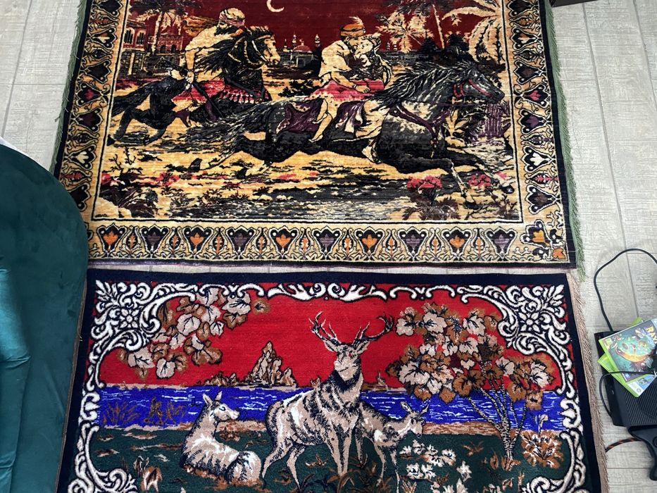 2carpete de perete.Rapirea din serai/cerbul si caprioara