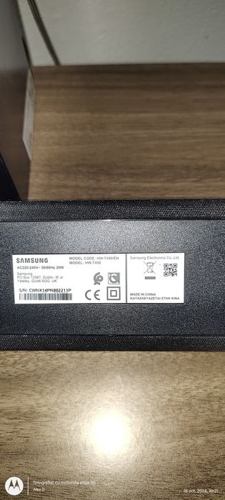 Vand Soundbar Samsung