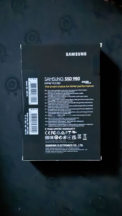 SSD-накопитель M.2 Samsung 980 [MZ-V8V1 TOBW] 1TB