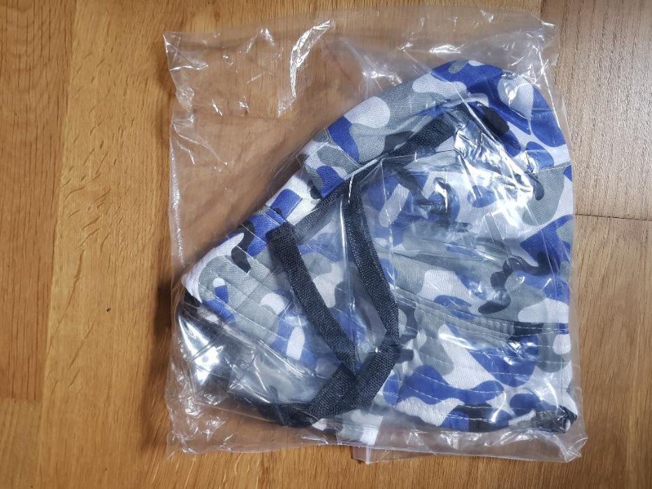 Palarie protectie. Culoare camuflaj, albastru inchis Nou ambalata!