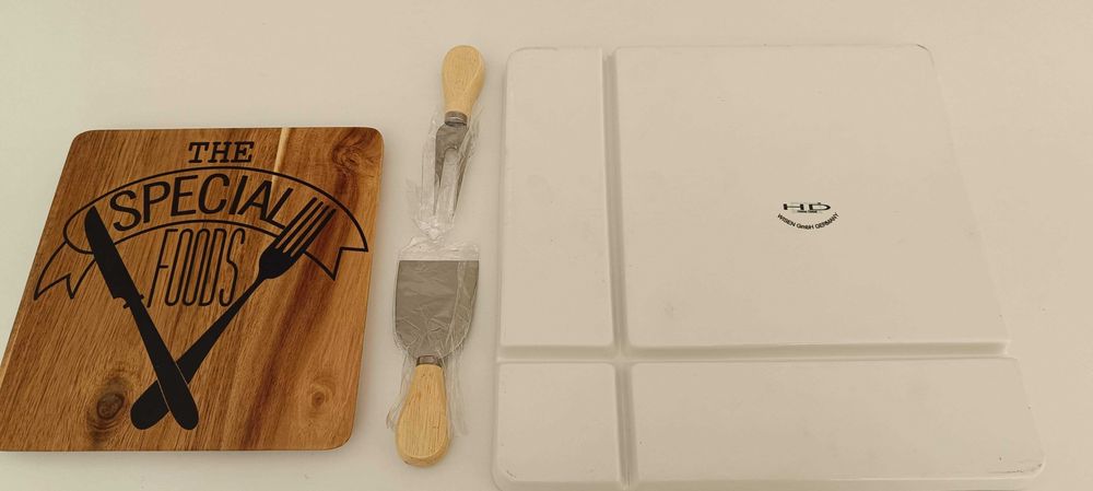 Комплект плато за сервиране на сирена