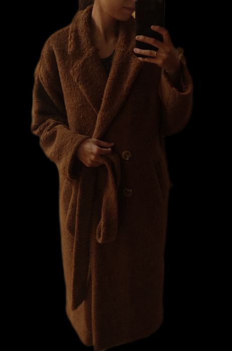 Пальто тедди женское