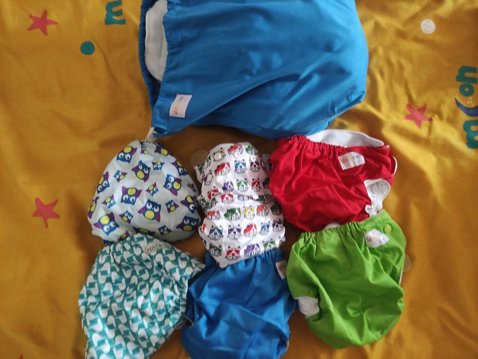 Set 6 scutece textile refolosibile Wonderoos