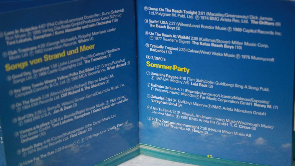 4 casete audio selectii/colectie "In The Summertime"