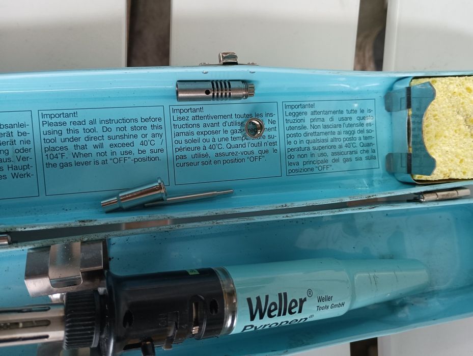 Weller pyropen газов поялник