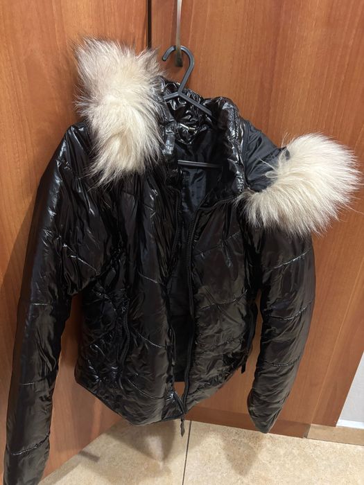Зимно яке с качулка с пух